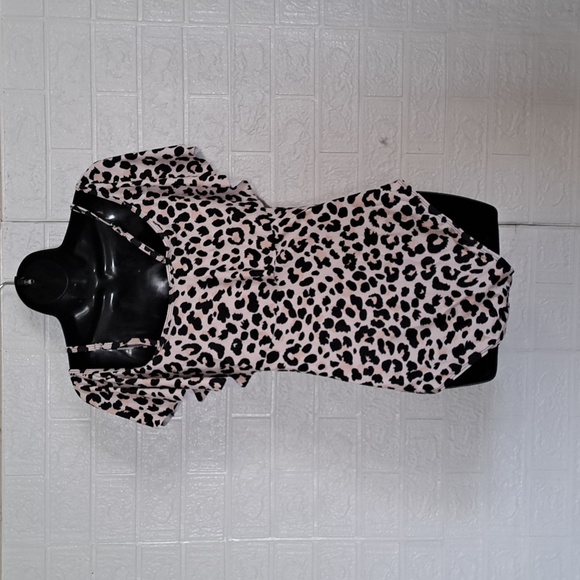 Tempt Me Adjustable Strap Vintage One Piece Swimwear-Leopard - Picture 7 of 11